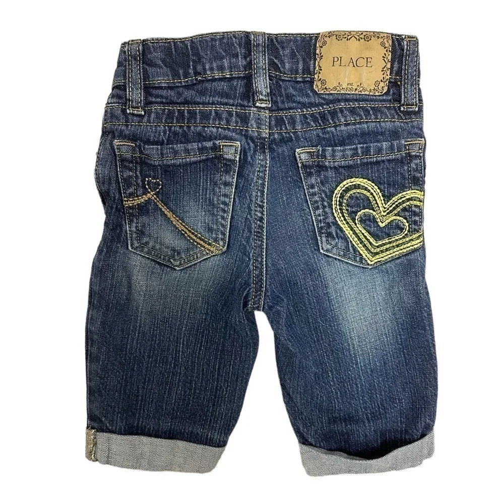 The Children’s Place Cuffed Jeans Size 5 Medium Wash
